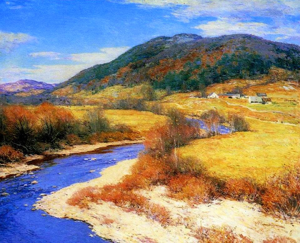 Willard Leroy Metcalf The Ten American painters Group Tutt'Art