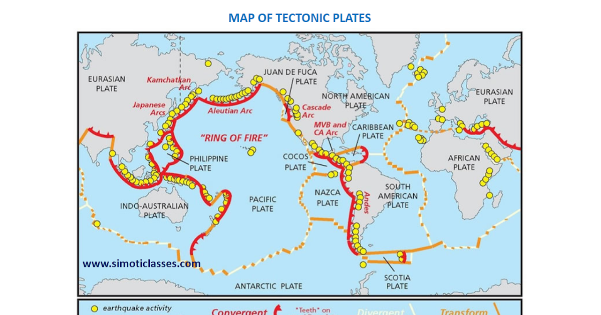 Physical Geography Tectonic Plates Educational Consultant