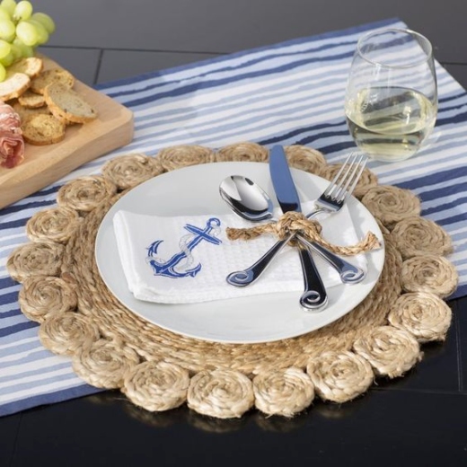 Coastal Charger Plates Wicker, Rattan & DIY Charger Plate Ideas