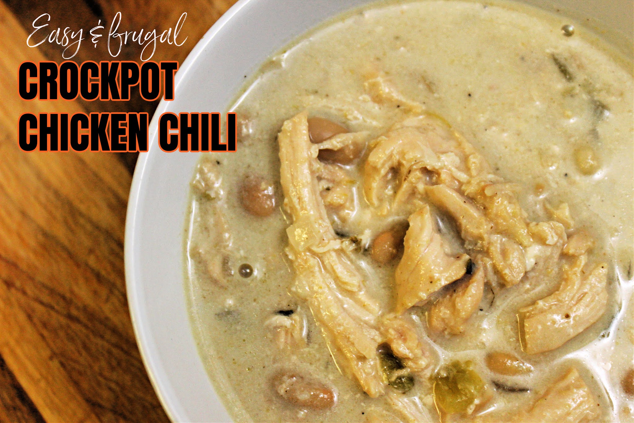 Crockpot White Chicken Chili (Cream Cheese) A Bountiful Love