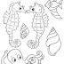 desenhos de animais marinhos para colorir 