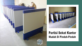 Sekat Partisi Ruang Kantor Multiplek HPL - Furniture Semarang