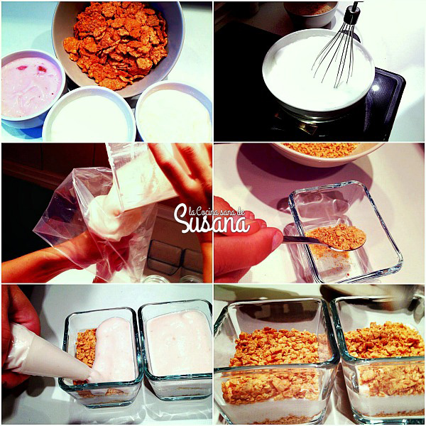 Receta de Mousse de yogur light Receta de Mousse de yogur light