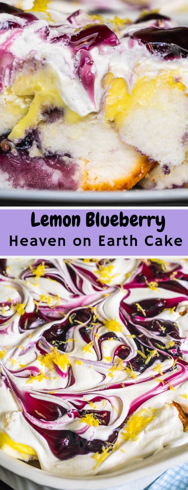 Lemon Blueberry Heaven on Earth Cake - Cake