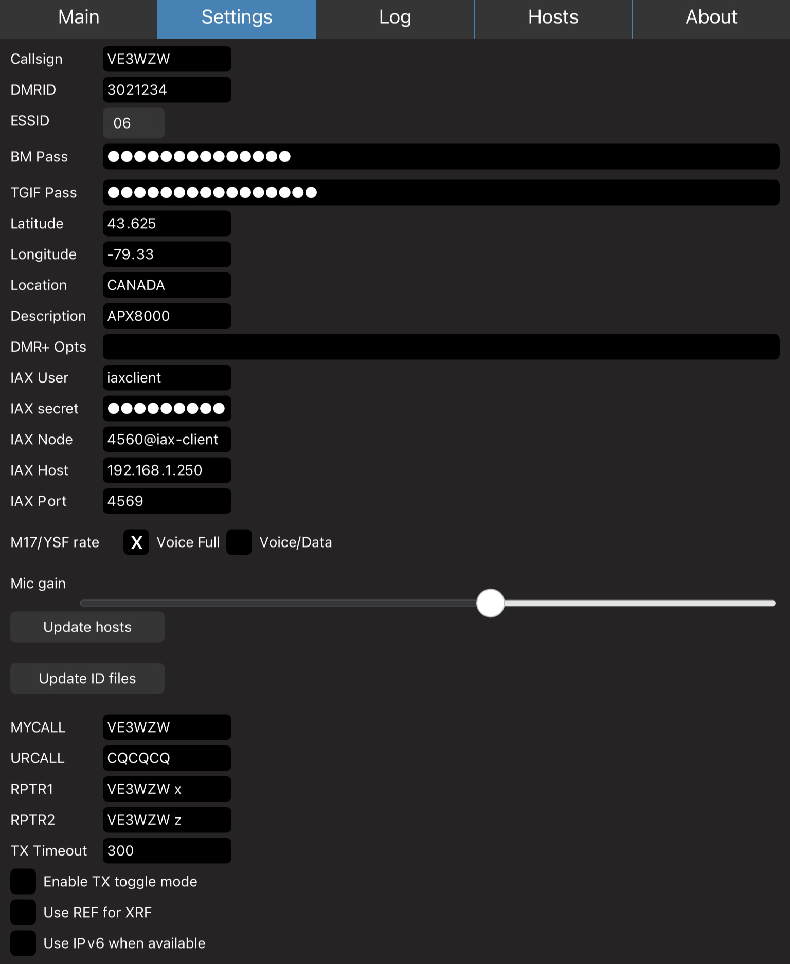 AllStarLink Network Amateur Radio Setup IAX client Droidstar