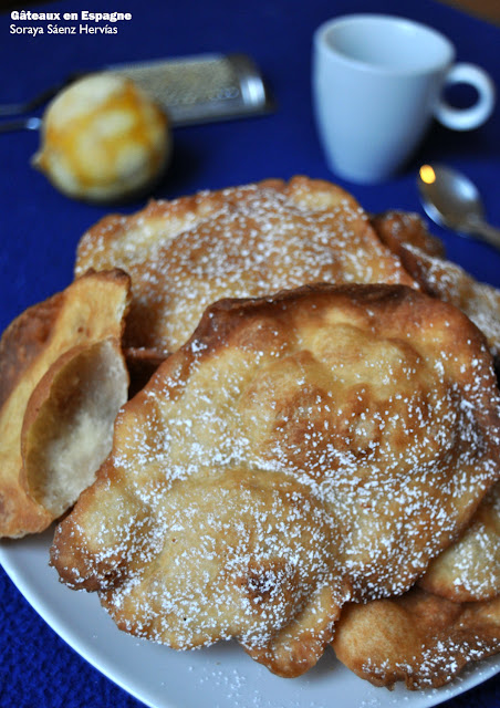 recette bugnes beignets oreillettes carnaval espagne