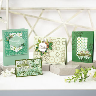 Stampin' Up! Garden Lane Designer Paper ~ Verdant Garden Projects ~ 2019-2020 Annual Catalog 