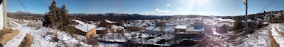 nieve en la serrania de cuenca. autor, miguel alejandro castillo moya