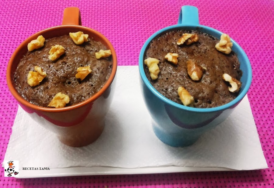 Brownies en tazas