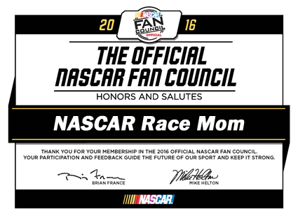 NASCAR Race Mom Proudly Serves on the Official #NASCAR Fan Council