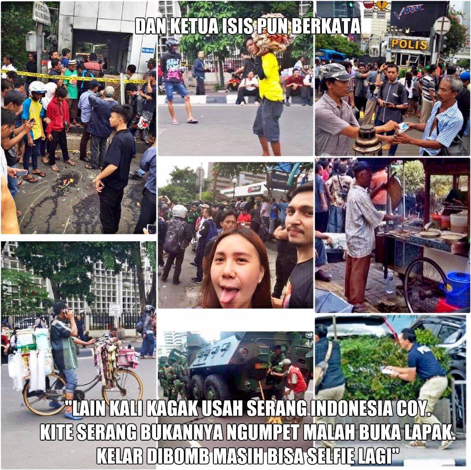 MEME BOM SARINAH JAKARTA JakartaBerani KamiTidakTakut SALAMINZAGHI