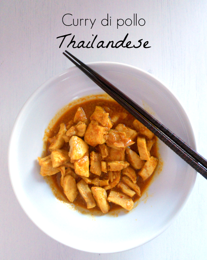 curry di pollo thailandese - thai chicken curry