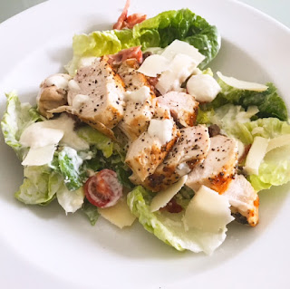 Skinny Chicken Caesar Salad