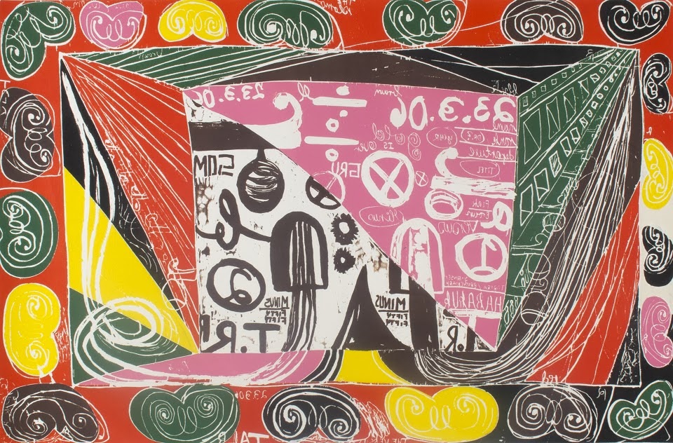 pinkpagodastudio: Tal R --Woodcut Prints