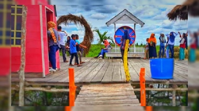 Destinasi Wisata Danau Napangga di Kabupaten Rohil, Riau