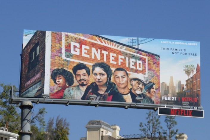 Gentefied series premiere billboard Gentefied series premiere billboard