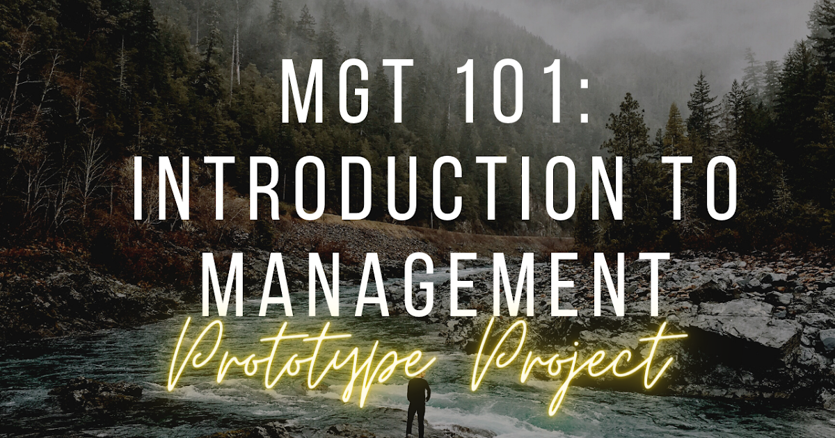 Semester 1 Prototype Project MGT 101 Introduction To Management semester-1-prototype-project-mgt-101-introduction-to-management