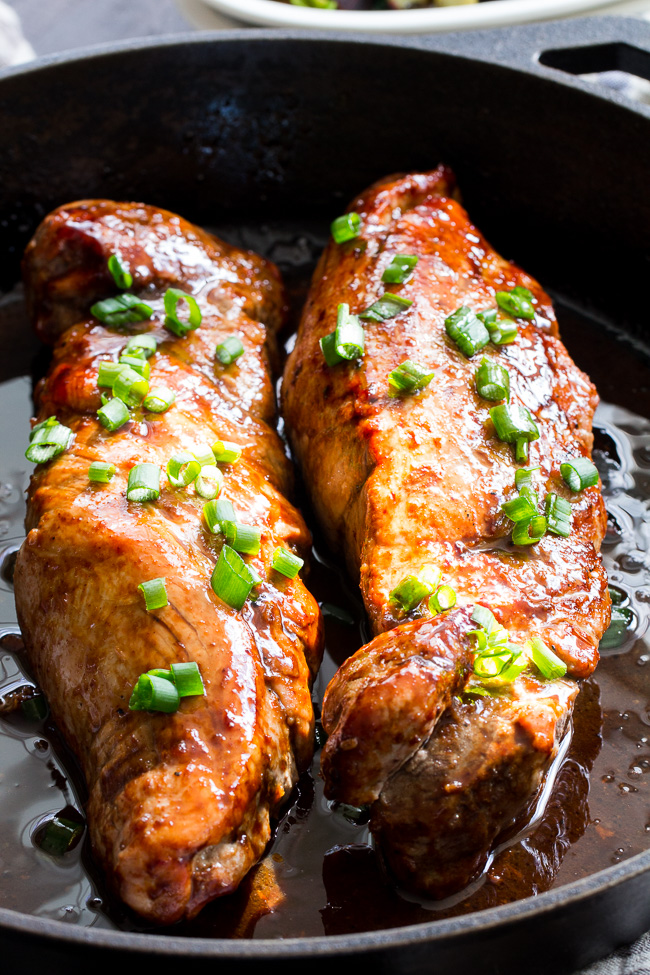 Pork Tenderloin with Teriyaki Sauce