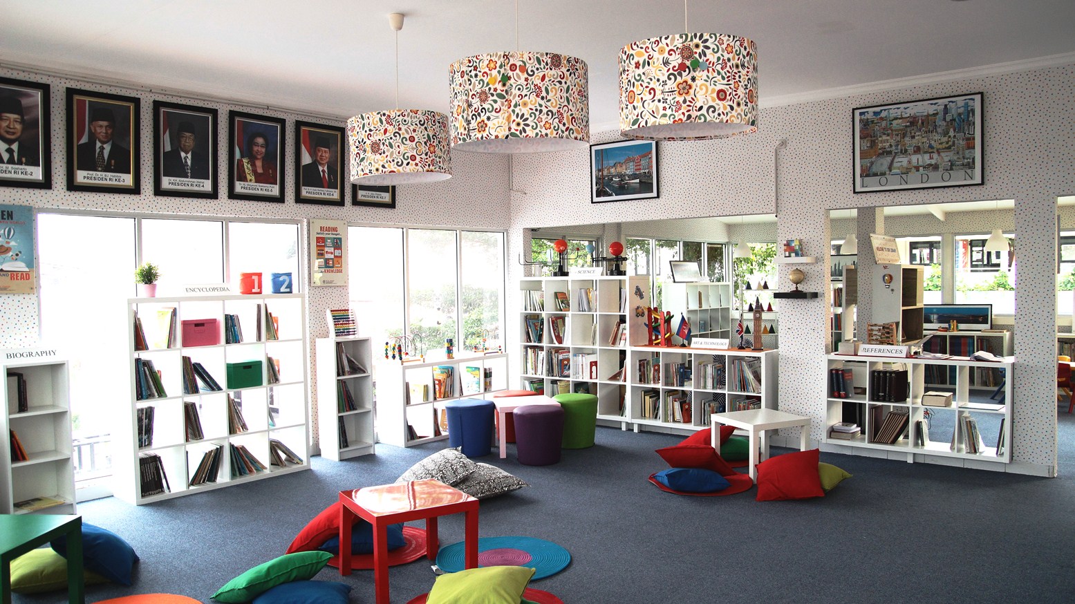 Kerennya Perpustakaan Sekolah Islam Terpadu (SIT) Al Haraki Depok Jawa