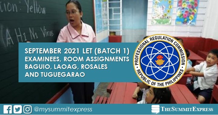 room assignment let september 2023 tuguegarao city