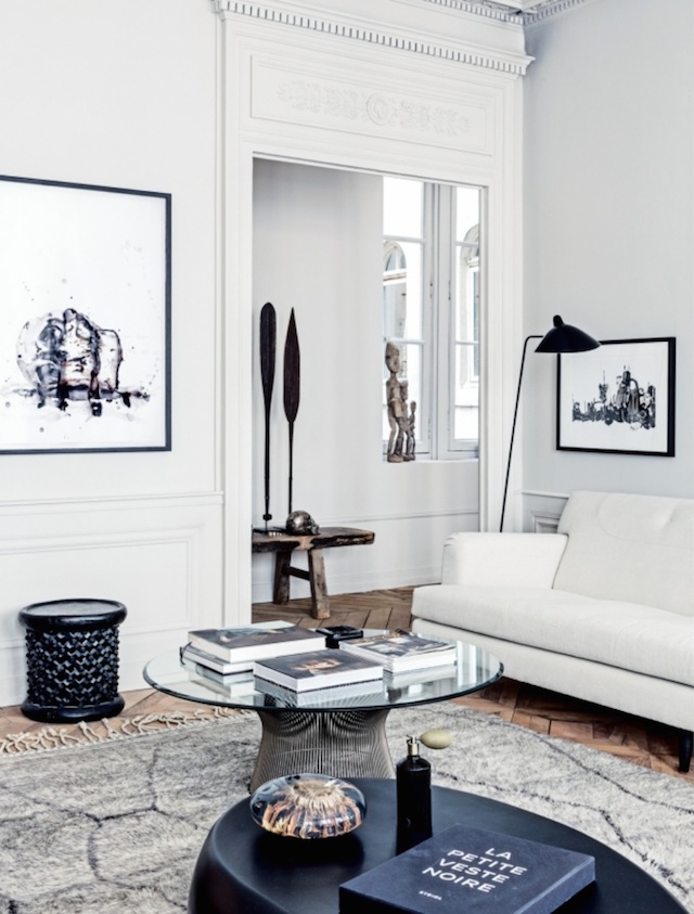 my scandinavian home: Monochrome elegance in a stunning Lyon apartment