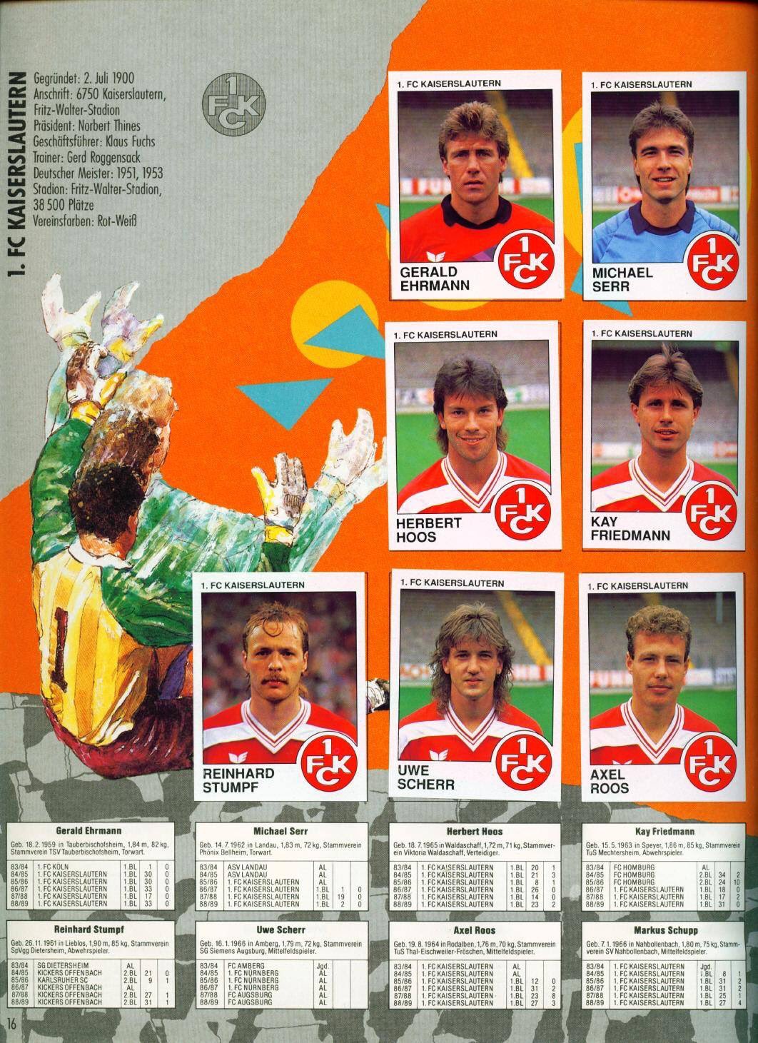BetzeSchnipsel Die Mannschaft des 1. FC Kaiserslautern in der Saison