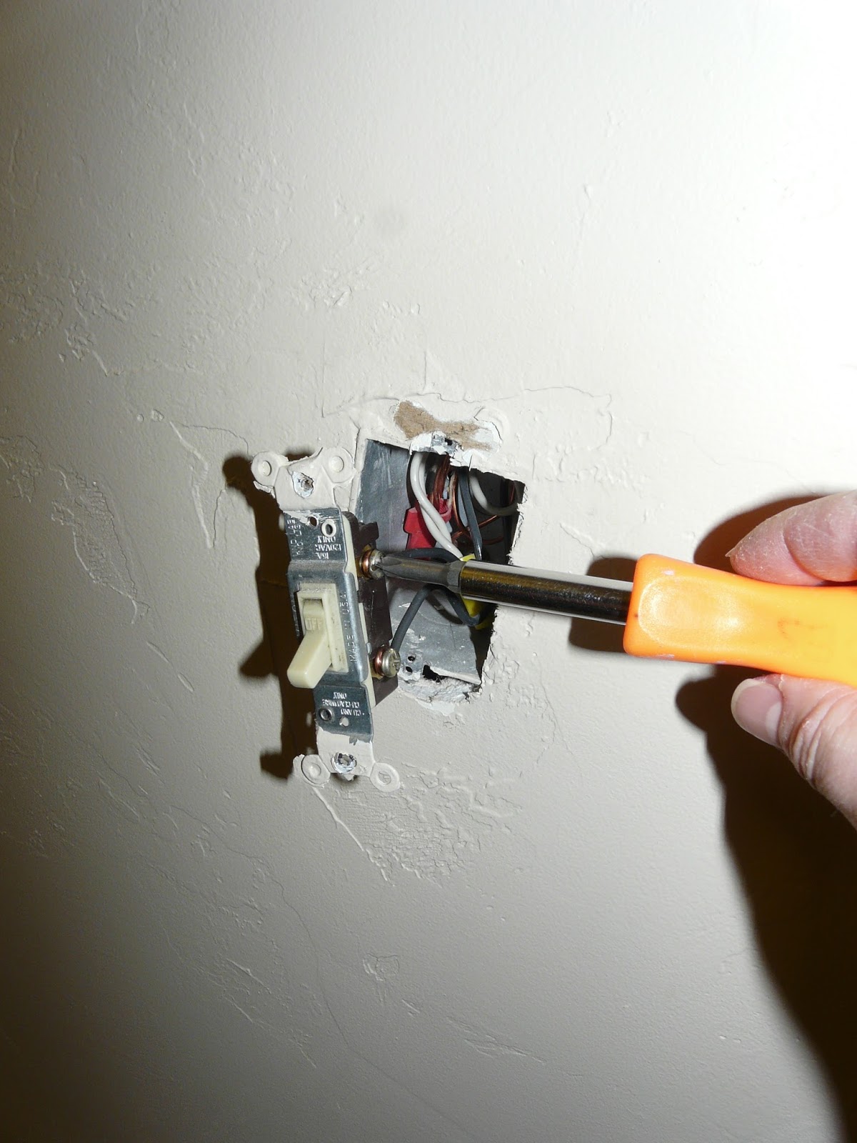 The "Secret" is Gratitude Replacing a Bad Light Switch TURN OFF