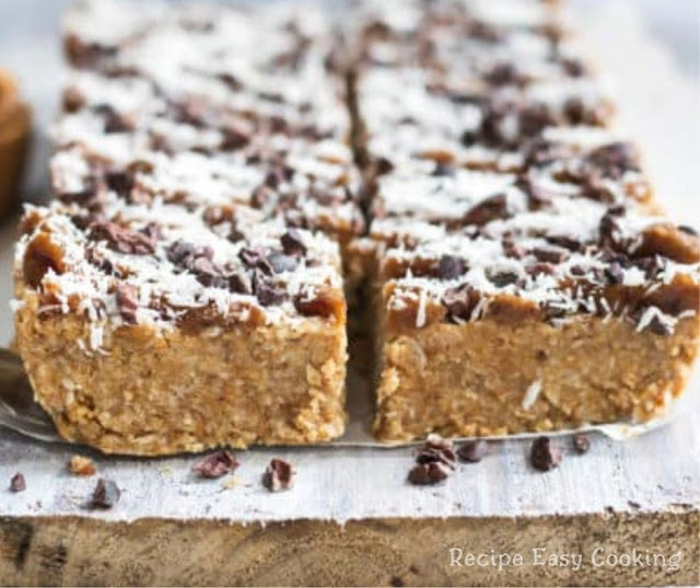 Healthy No Bake Magic Bars