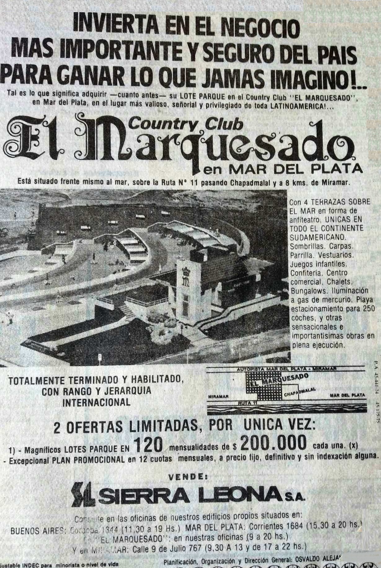 Fotos Viejas de Mar del Plata EL MARQUESADO