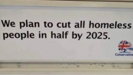 Just us planned. We Plan to Cut all homeless people in half by 2025.