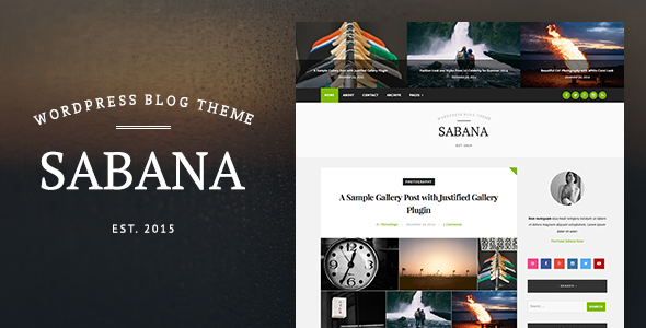 Sabana – Clean & Elegant WordPress Blog Theme Download Nulled Free