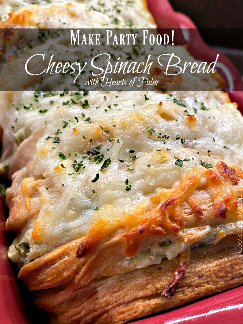 OllaPodrida Cheesy Spinach PullApart Bread with Hearts of Palm