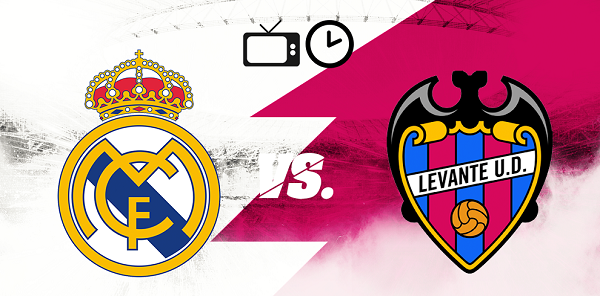 Real Madrid vs. Levante: Horario y dónde ver TV en vivo Real Madrid vs. Levante