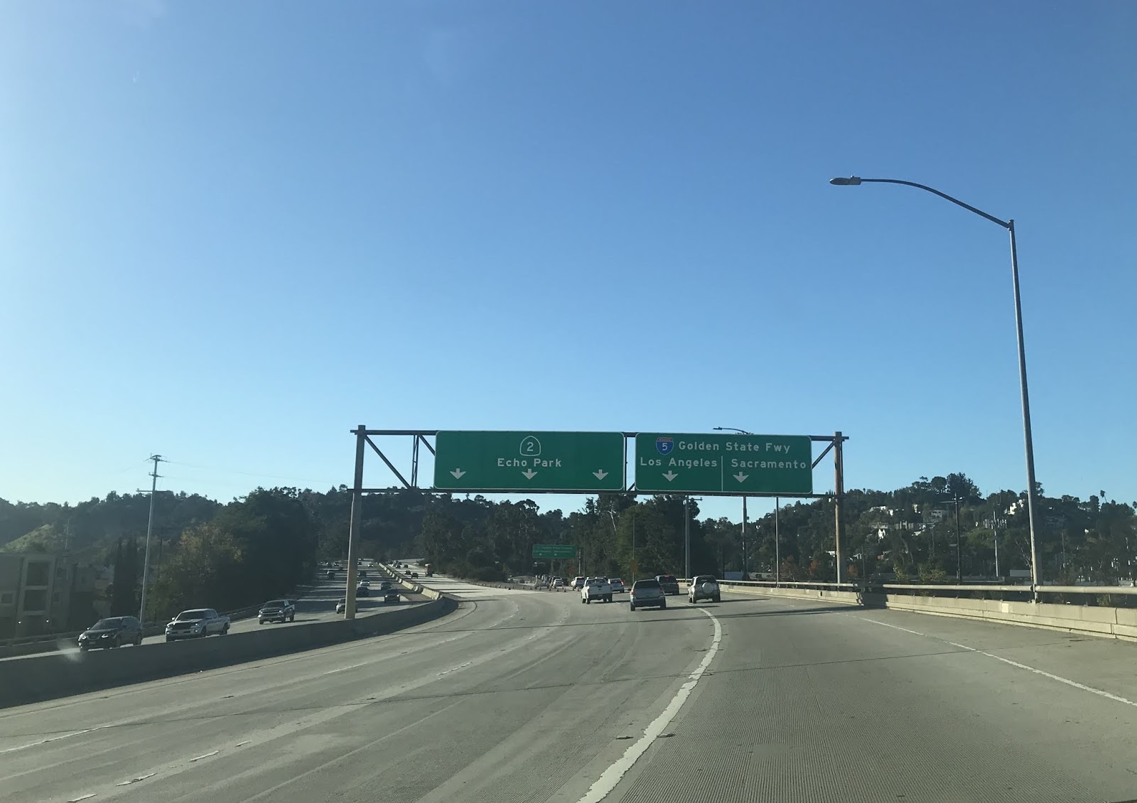 California State Route 2 on the Glendale Freeway