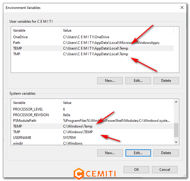 Cara Mengubah Lokasi Folder Temporary File di Windows 10