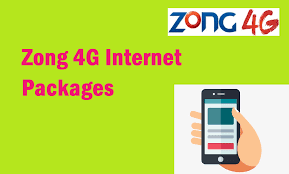 Buy these Zong 4G internet device packages: 2020