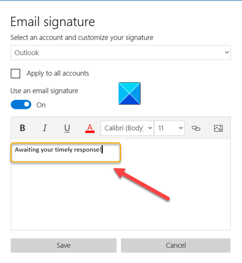 วิธีแก้ไข Mail App Signature ใน Windows 10