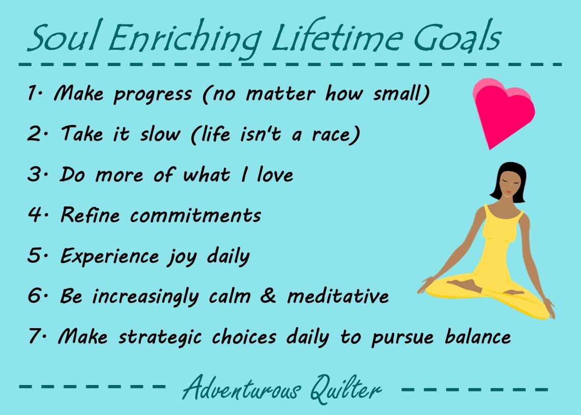 Adventurous Quilter Goals