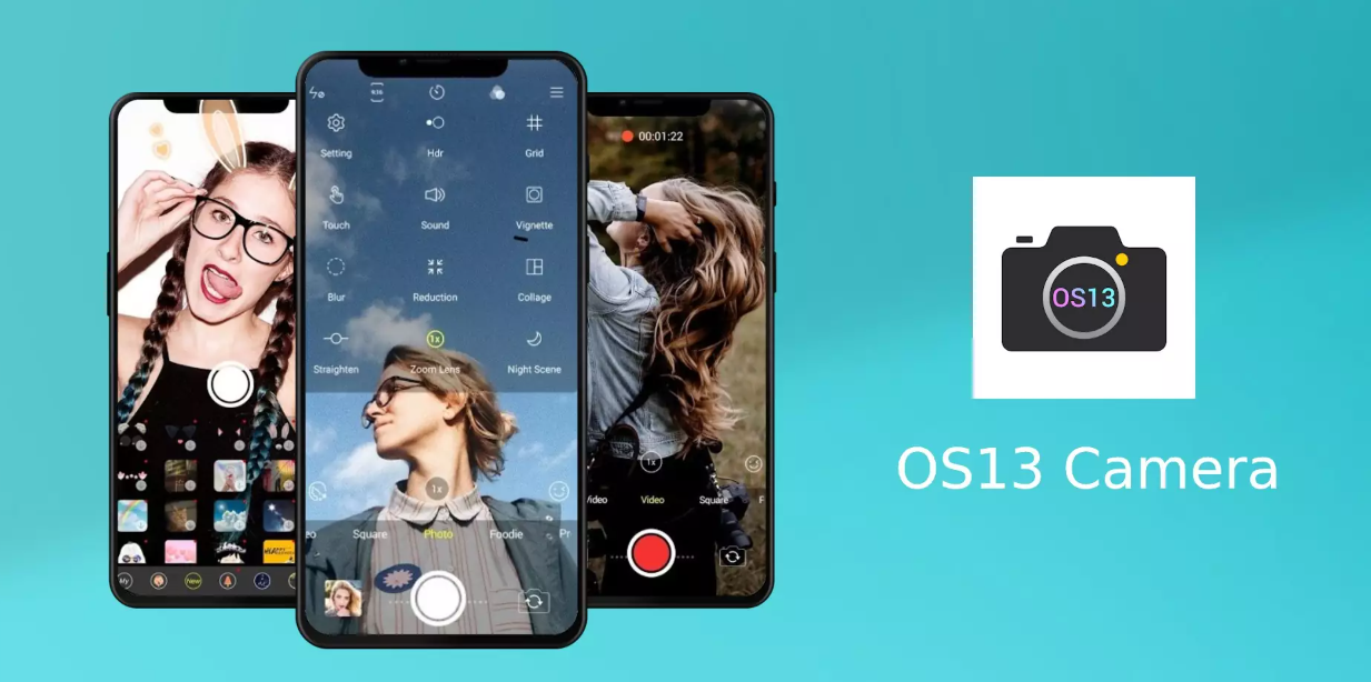 The OS13 Camera app provides an advanced camera that is inspired by the