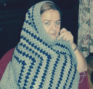 Con la manta de abuela Con la manta de abuela