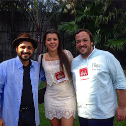 Momento  top Chefs  Ivan Achcar e  Rodrigo Castelo: Dono do " Taberna Ó Balcão" em Portugal.