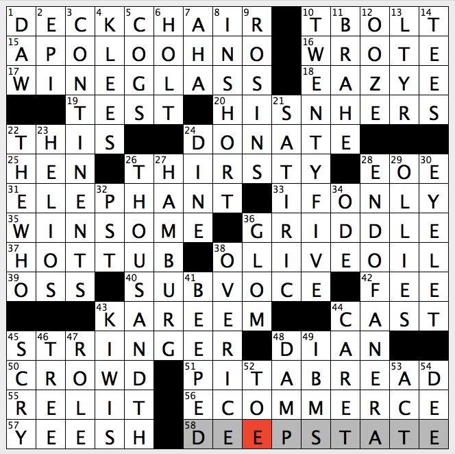 Rex parker does the nyt crossword puzzle: keplers contemporary ... Nyt bed i haven