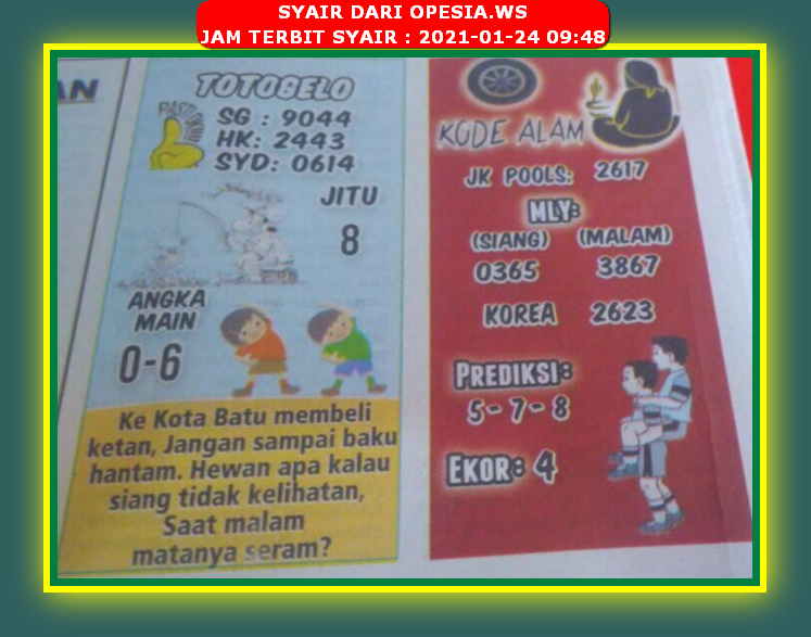 PREDIKSI singapura