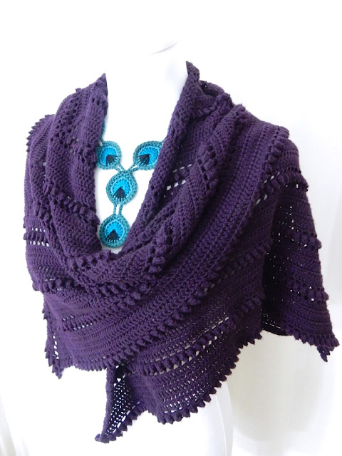 Shawl Crochet Pattern by The Curio Crafts Room: Moon Wish Wrap thecuriocraftsroom the curio crafts room crochet shawl pattern