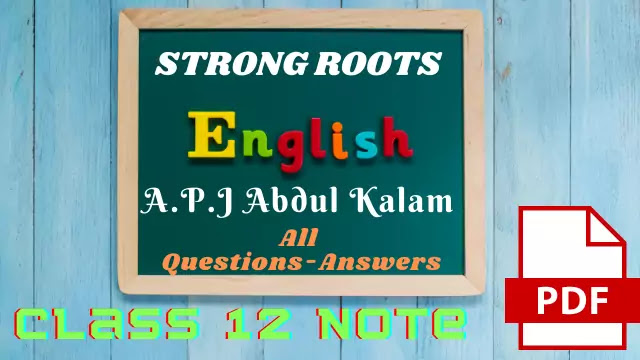 strong roots. apj abdul kalam
