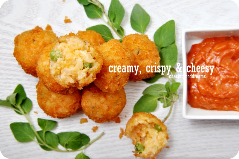 CHASING FOOD DREAMS: Simplot Hash Brown Arancini