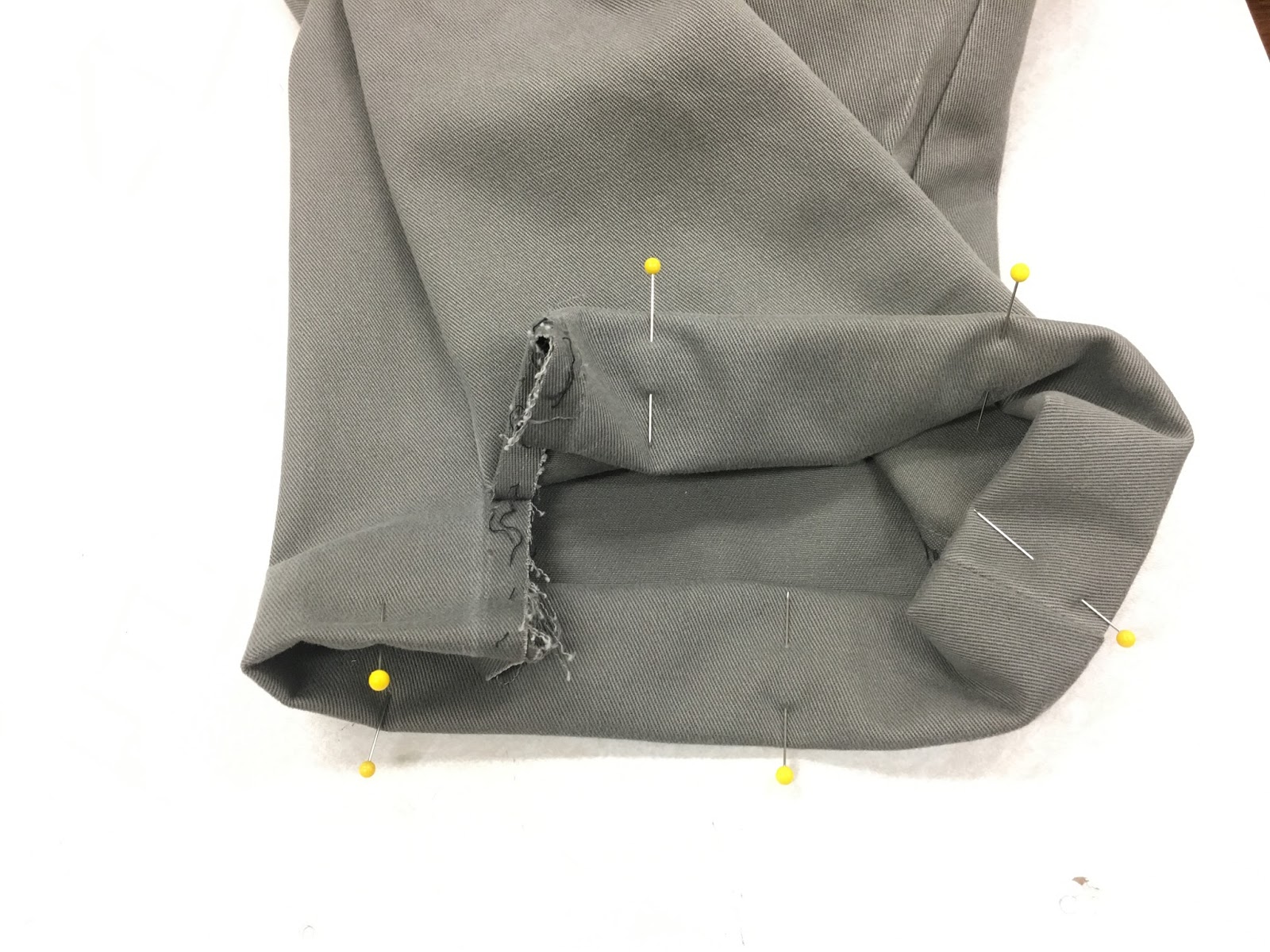 sewcreatelive Shortening Pants to Shorts/Mock Cuff Hem