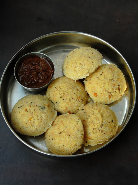 Instant Jowar Semolina Idli