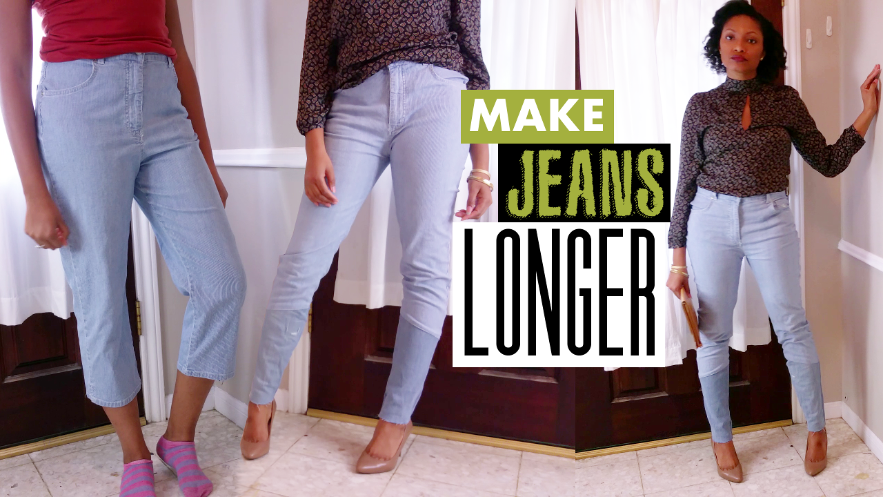 How To Make Jeans Longer the Cool Way! - Blueprint DIY