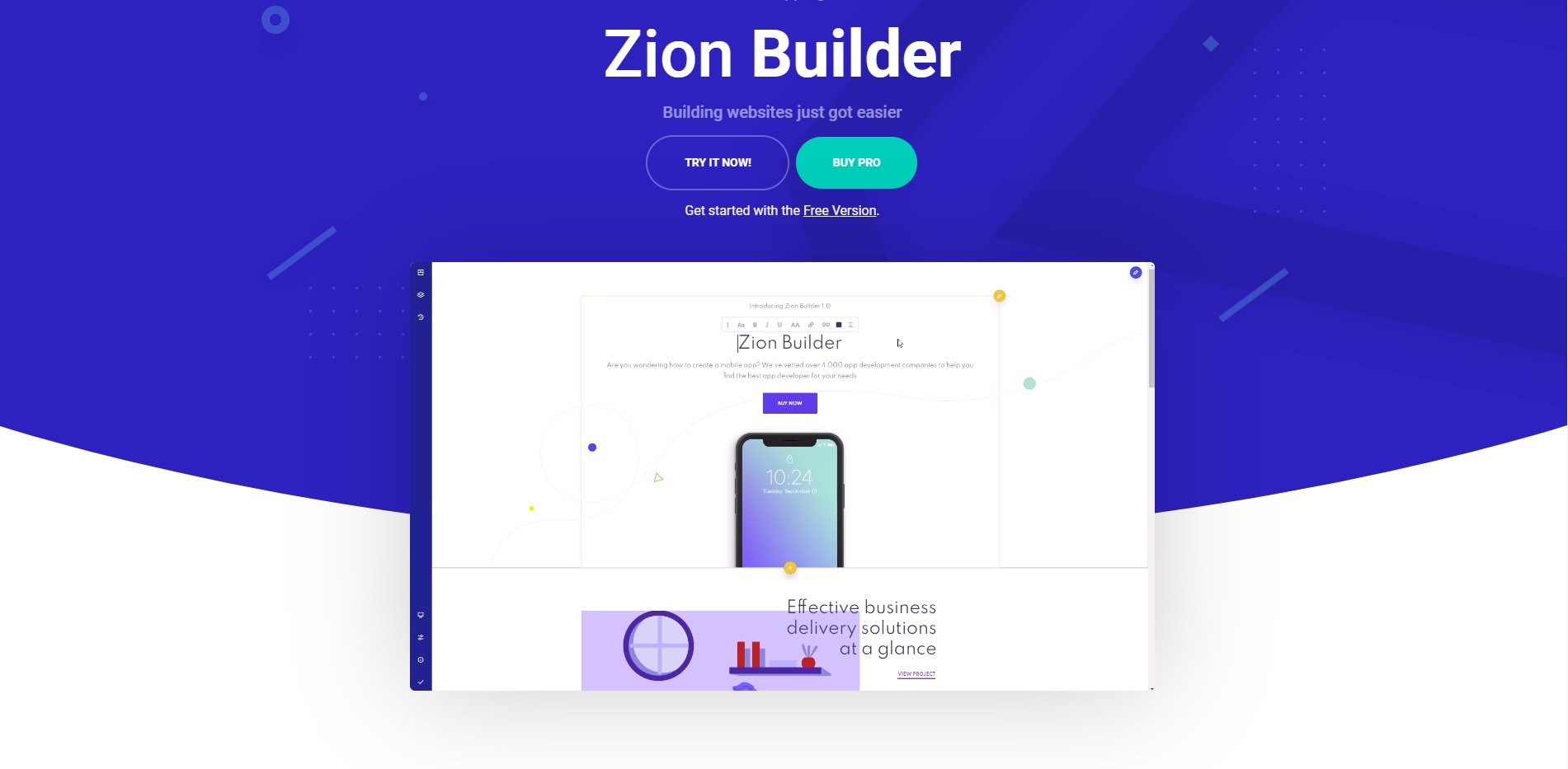 Zion Builder Pro